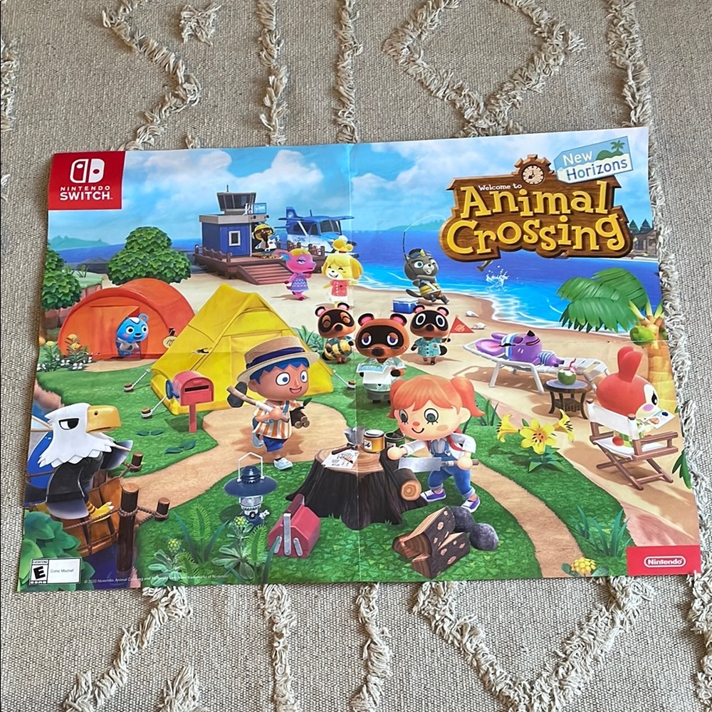 Nintendo Animal Crossing New Horizons Poster